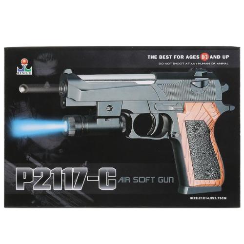 Игрушечный пистолет с фонарем P2117-C 1B00096 фото 3