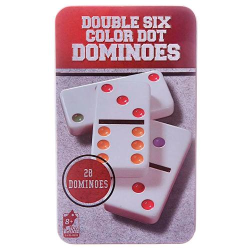 Настольная игра Домино в наборе 28 костяшек Junfa 3896V фото 2