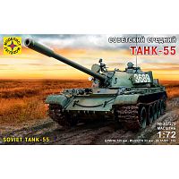 Сборная модель Советский танк-55 1:72 Моделист ПН307279
