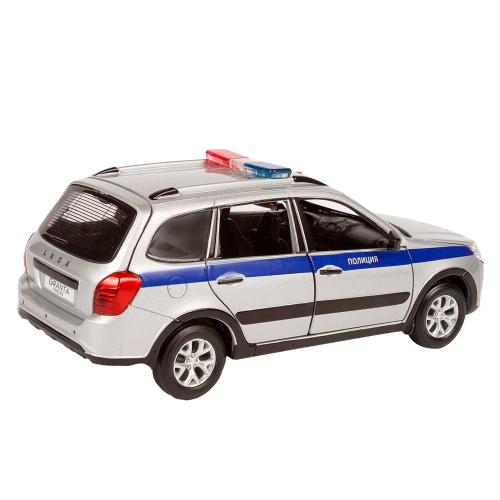 Машинка металлическая Lada Granta Cross Полиция Автопанорама JB1251202 фото 3