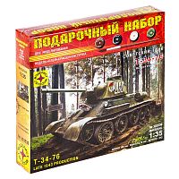 Сборная модель Советский танк Т-34-76 Выпуск начала 1943 г Моделист ПН303529
