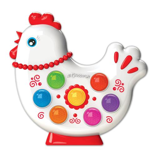 Интерактивная развивающая игрушка Веселушки Курочка Азбукварик