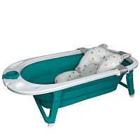 Складная ванночка для купания новорожденных Amaro Azure лазурный Bubago BG 118-1