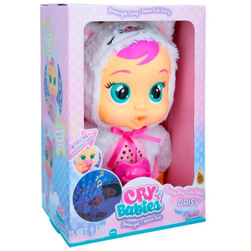 Кукла Спокойной ночи Дейзи Звездное небо интерактивная Cry Babies 31 см IMC toys 40958 фото 3