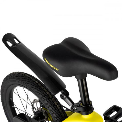 Велосипед детский Maxiscoo Cosmic Стандарт 16'' 2024 Maxitoys MSC-С1636 жёлтый матовый фото 4