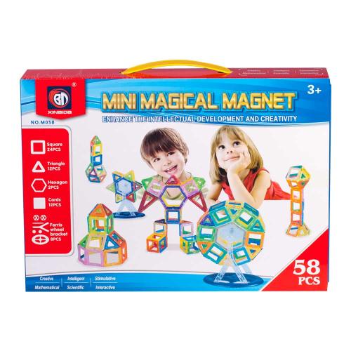 Магнитный конструктор Magical Magnet 58 деталей Xinbida M058