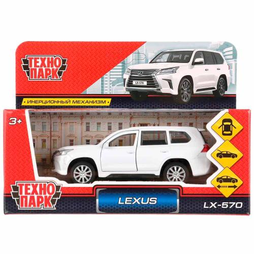 Коллекционная машинка Lexus LX-570 Технопарк LX570-WH фото 3
