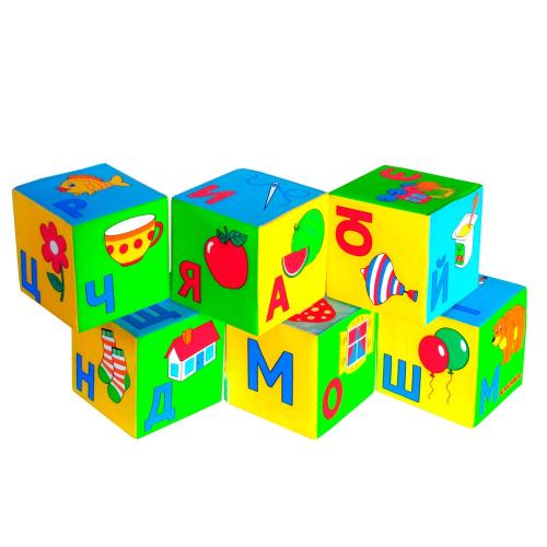 Мягкие кубики Мякиши 207 Азбука в картинках фото 3