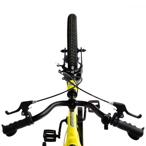 Велосипед детский Maxiscoo Cosmic Стандарт 16'' 2024 Maxitoys MSC-С1636 жёлтый матовый фото 3