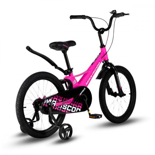 Велосипед детский Maxiscoo Space Стандарт 18'' 2024 Maxitoys MSC-S1832 ультра розовый фото 2