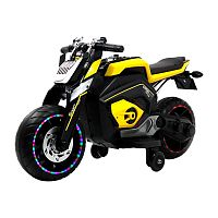 Детский электромотоцикл RiverToys Х111ХХ жёлтый