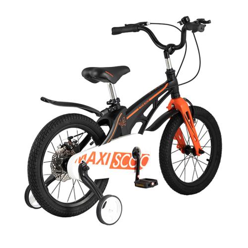 Детский двухколесный велосипед Cosmic Стандарт плюс 14 Maxiscoo MSC-C1408 чёрный фото 3