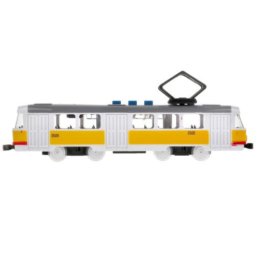 Модель Трамвай инерционный Технодрайв TRAMOLD-22PL-WHYE фото 3