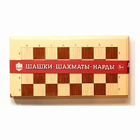 Игра настольная Шашки-Шахматы-Нарды Десятое королевство 03893