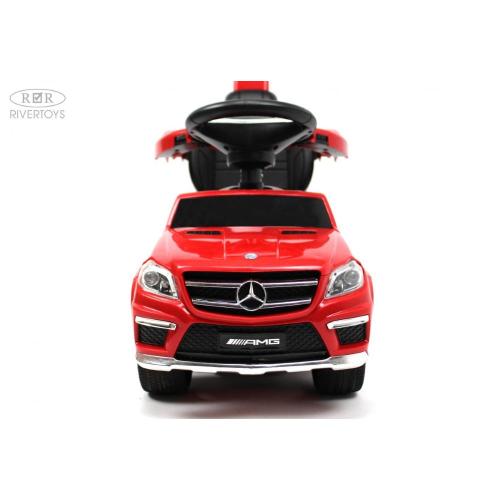 Детский толокар Mercedes-Benz GL63 RiverToys А888АА-Н красный фото 14