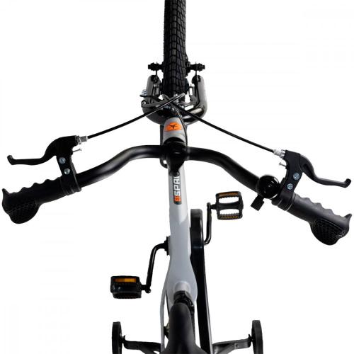 Велосипед детский Maxiscoo Space Стандарт 18'' 2024 Maxitoys MSC-S1833 серый жемчуг фото 3
