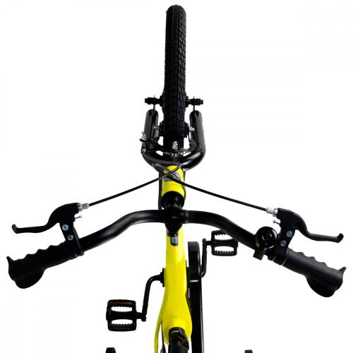 Велосипед детский Maxiscoo Space Стандарт 18'' 2024 Maxitoys MSC-S1835 жёлтый матовый фото 3