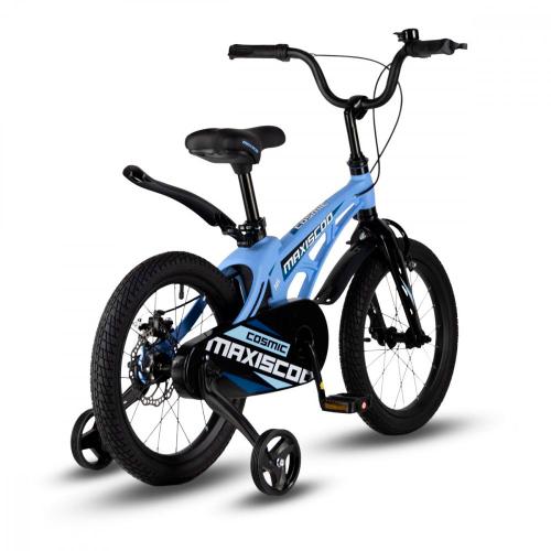 Велосипед детский Maxiscoo Cosmic Стандарт 16'' 2024 Maxitoys MSC-С1633 небесно-голубой матовый фото 2