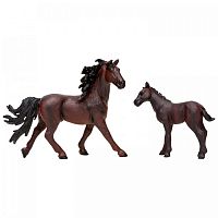 Набор фигурок Мир лошадей Фризская лошадь и жеребенок Masai Mara MM204-002