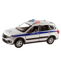 Машинка металлическая Lada Granta Cross Полиция Автопанорама JB1251202